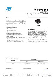 VNS1NV04DP-E datasheet pdf ST Microelectronics