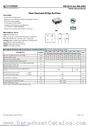 DBL208G datasheet pdf Taiwan Semiconductor