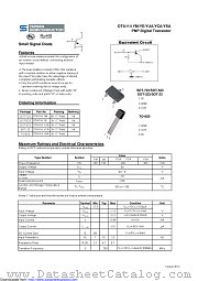 DTA114YSA datasheet pdf Taiwan Semiconductor