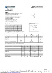 DTC123YSA datasheet pdf Taiwan Semiconductor