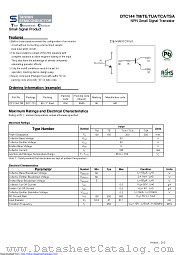 DTC144TM datasheet pdf Taiwan Semiconductor