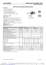 MBR20L100CT datasheet pdf Taiwan Semiconductor