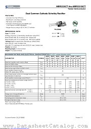 MBR25100CT datasheet pdf Taiwan Semiconductor