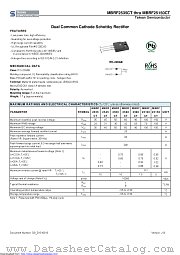 MBRF25100CT datasheet pdf Taiwan Semiconductor