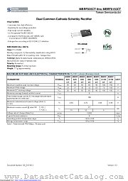 MBRF8150CT datasheet pdf Taiwan Semiconductor