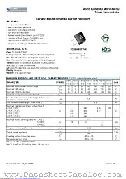 MBRS1045 datasheet pdf Taiwan Semiconductor
