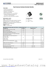 MBRS25H45CT datasheet pdf Taiwan Semiconductor