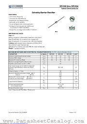SR1502 datasheet pdf Taiwan Semiconductor