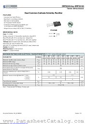 SRF2090 datasheet pdf Taiwan Semiconductor