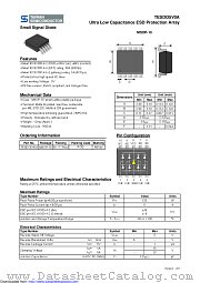 TESDO5V0A datasheet pdf Taiwan Semiconductor