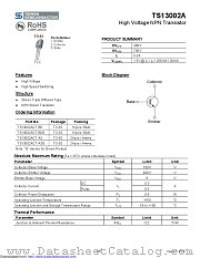 TS13002ACT datasheet pdf Taiwan Semiconductor