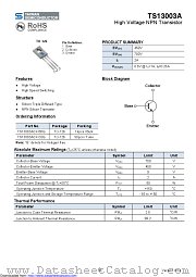 TS13003ACK datasheet pdf Taiwan Semiconductor