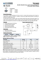 TS19452CS datasheet pdf Taiwan Semiconductor