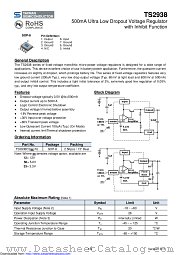 TS2938CS50 datasheet pdf Taiwan Semiconductor