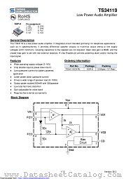 TS34119CS datasheet pdf Taiwan Semiconductor