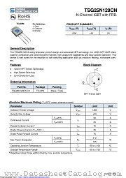 TSG25N120CN datasheet pdf Taiwan Semiconductor