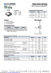 TSM120N10PQ56 datasheet pdf Taiwan Semiconductor