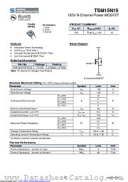 TSM15N15CP datasheet pdf Taiwan Semiconductor