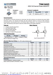 TSM1N45DCS datasheet pdf Taiwan Semiconductor