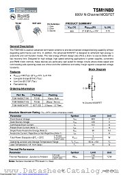 TSM1N80CW datasheet pdf Taiwan Semiconductor