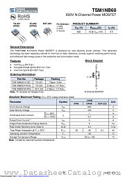 TSM1NB60CP datasheet pdf Taiwan Semiconductor
