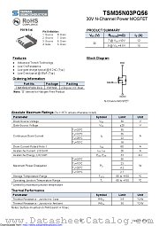 TSM35N03PQ56 datasheet pdf Taiwan Semiconductor