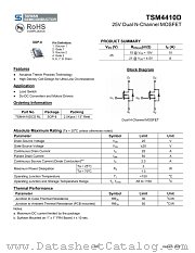 TSM4410DCS datasheet pdf Taiwan Semiconductor