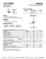 TSM4410CS datasheet pdf Taiwan Semiconductor