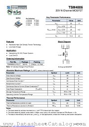 TSM4806CS datasheet pdf Taiwan Semiconductor