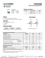 TSM4936DCS datasheet pdf Taiwan Semiconductor