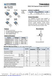 TSM4NB65CH datasheet pdf Taiwan Semiconductor