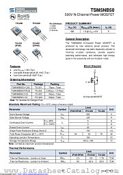 TSM5NB50CH datasheet pdf Taiwan Semiconductor