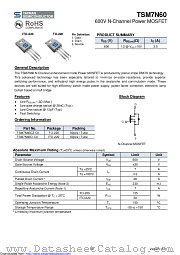 TSM7N60CZ datasheet pdf Taiwan Semiconductor