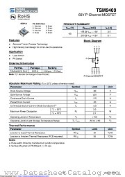 TSM9409CS datasheet pdf Taiwan Semiconductor