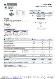 TSM9434CS datasheet pdf Taiwan Semiconductor