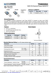 TSM9NB50CZ datasheet pdf Taiwan Semiconductor