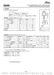 2SA495 datasheet pdf TOSHIBA