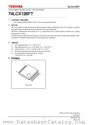 74LCX126FT datasheet pdf TOSHIBA