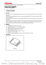 74VHC32FT datasheet pdf TOSHIBA