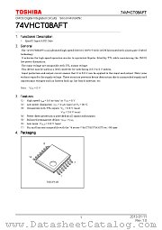 74VHCT08AFT datasheet pdf TOSHIBA