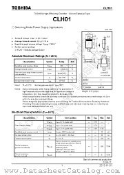 CLH01 datasheet pdf TOSHIBA