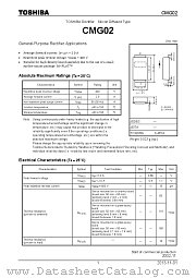 CMG02 datasheet pdf TOSHIBA