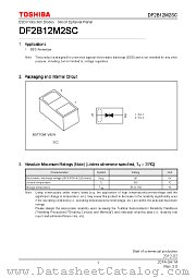 DF2B12M2SC datasheet pdf TOSHIBA
