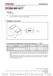 DF2B6.8M1ACT datasheet pdf TOSHIBA