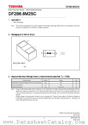 DF2B6.8M2SC datasheet pdf TOSHIBA