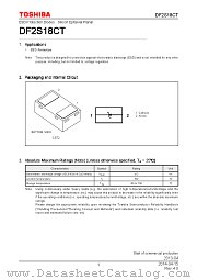 DF2S18CT datasheet pdf TOSHIBA