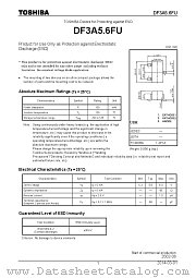DF3A5.6FU datasheet pdf TOSHIBA