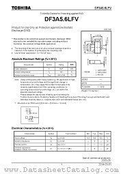 DF3A5.6LFV datasheet pdf TOSHIBA