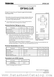 DF5A3.3JE datasheet pdf TOSHIBA