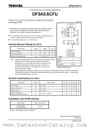DF5A5.6CFU datasheet pdf TOSHIBA